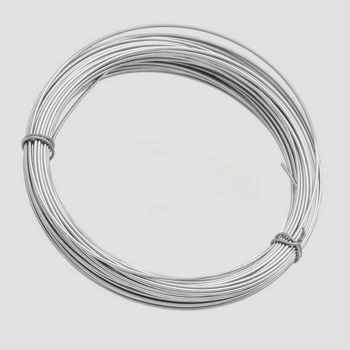 A roll of hot dipped galvanized oval wires on white background.